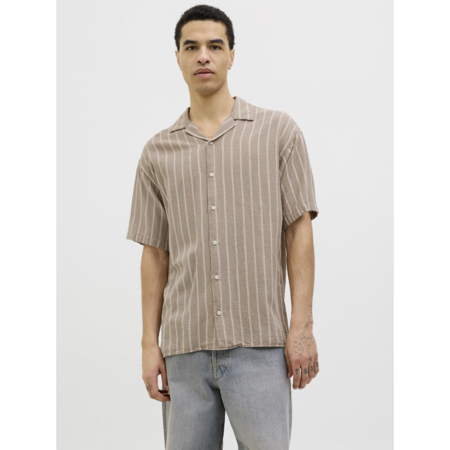 Jack & Jones Jjeenzo stripe resort shirt ss sn dessin 5319.79.0017 large