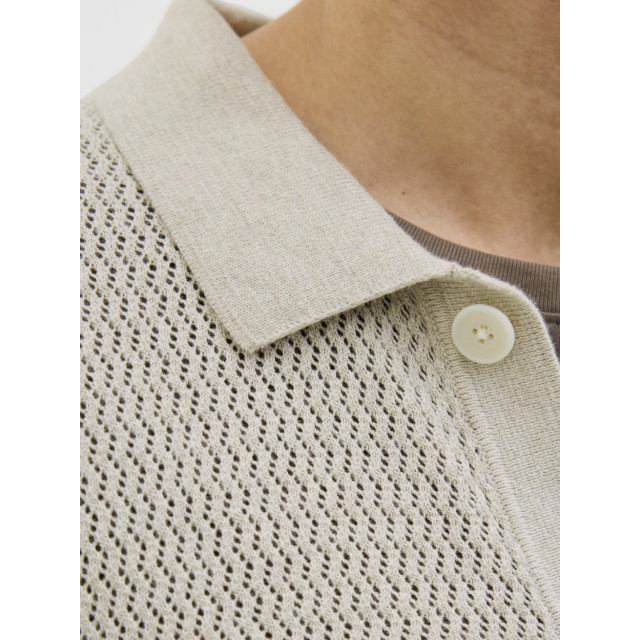 Jack & Jones Jprblaarto knit polo ss ln zand 5319.04.0002 large