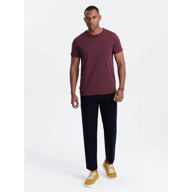 Ombre T-shirt heren bordeaux karite OM-0146-KARITE large