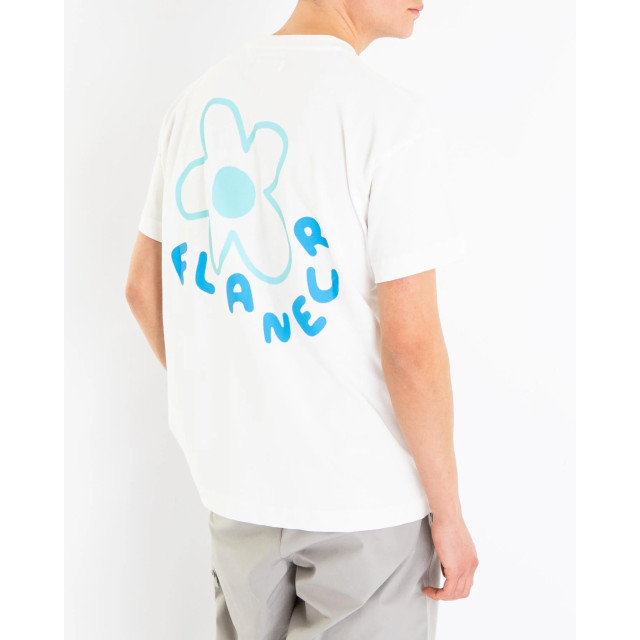 Flaneur Homme Heren blossom t-shirt F15183-White large