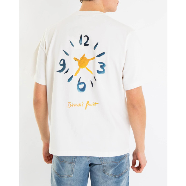 Bram's Fruit Heren clock acrylic t 689-White large