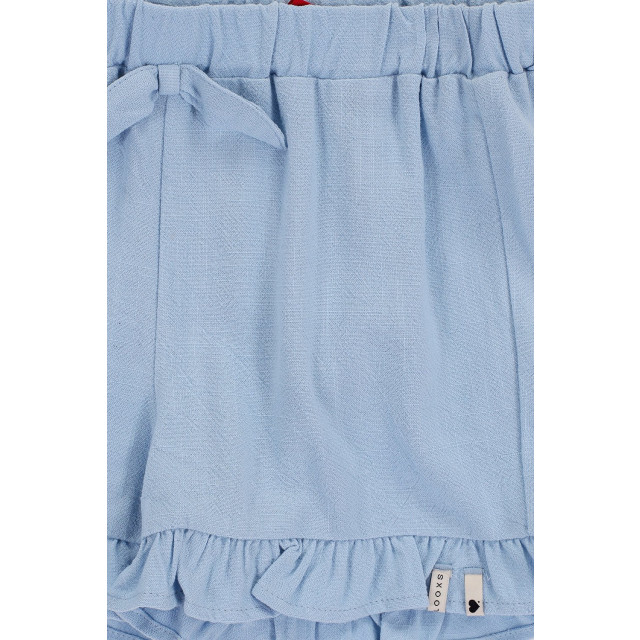 Looxs Revolution Short light blue viscose/linnen voor meisjes in de kleur 2512-7630-134 large