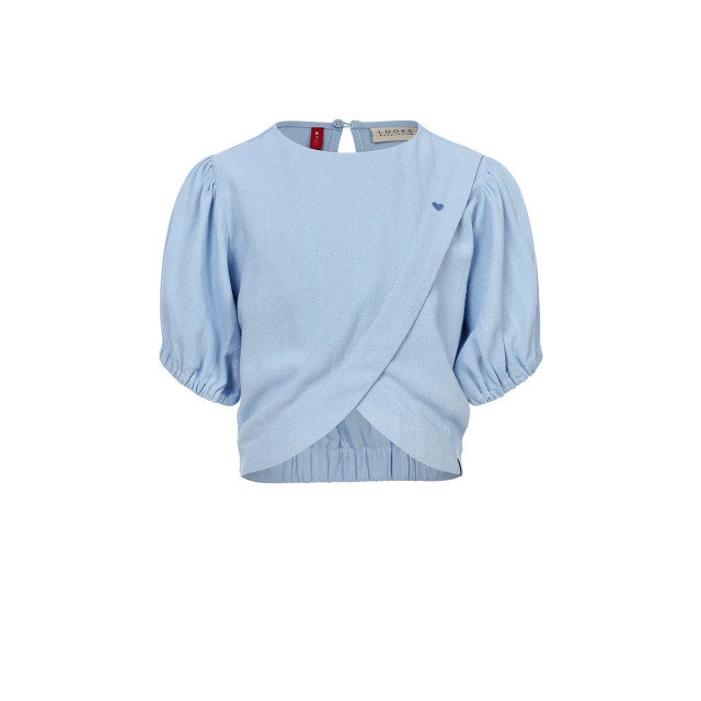 Looxs Revolution Cropped blouse viscose/linnen voor meisjes in de kleur 2512-7130-134 large