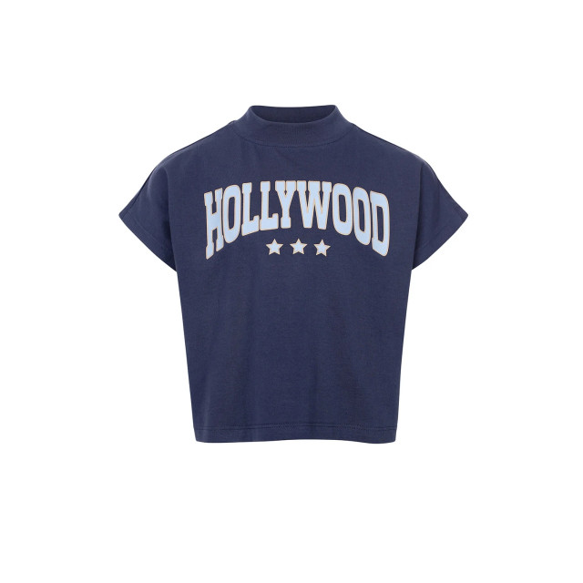 Looxs Revolution T-shirt navy hollywood voor meisjes in de kleur 2512-5415-191 large