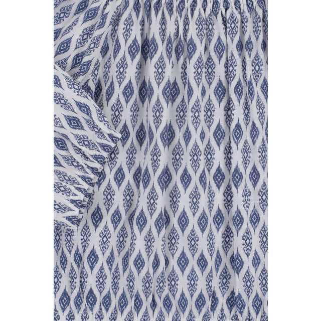 Looxs Revolution Offshoulder top blue print voor meisjes in de kleur 2512-5135-192 large