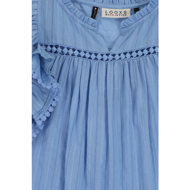 Looxs Revolution Boho top sky blue voor meisjes in de kleur 2512-5128-105 large