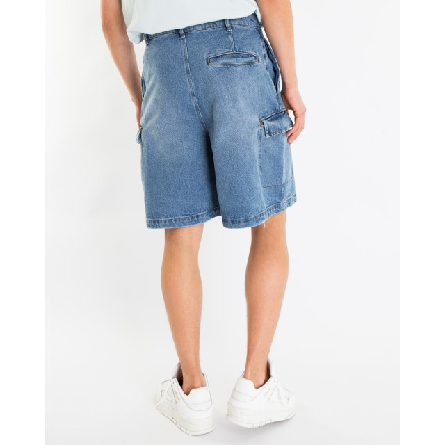Flaneur Homme Heren cargo shorts jeans F15132-Blue large