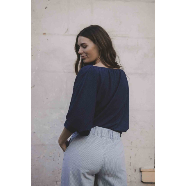 Looxs Revolution Lxs navy top vleermuis mouw voor dames in de kleur 2512-9133-191 large