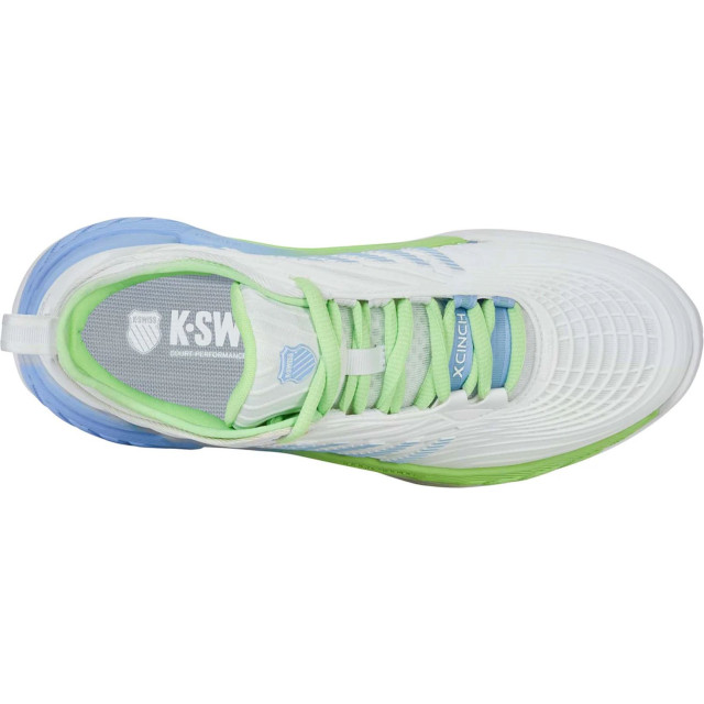 K-Swiss hypercourt supreme 2 clay tennisschoenen gravel dames wit-blauw 068152_102-7 large