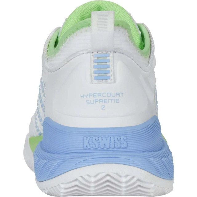 K-Swiss hypercourt supreme 2 clay tennisschoenen gravel dames wit-blauw 068152_102-7 large