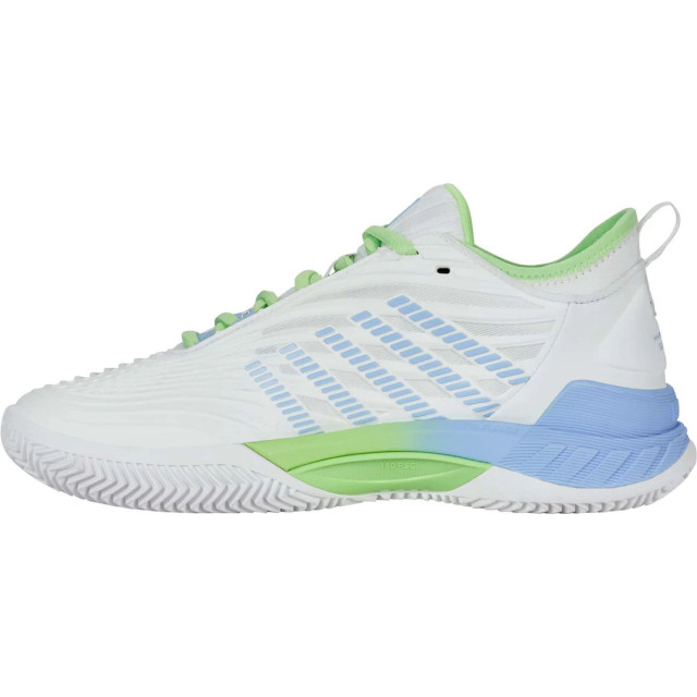 K-Swiss hypercourt supreme 2 clay tennisschoenen gravel dames wit-blauw 068152_102-7 large