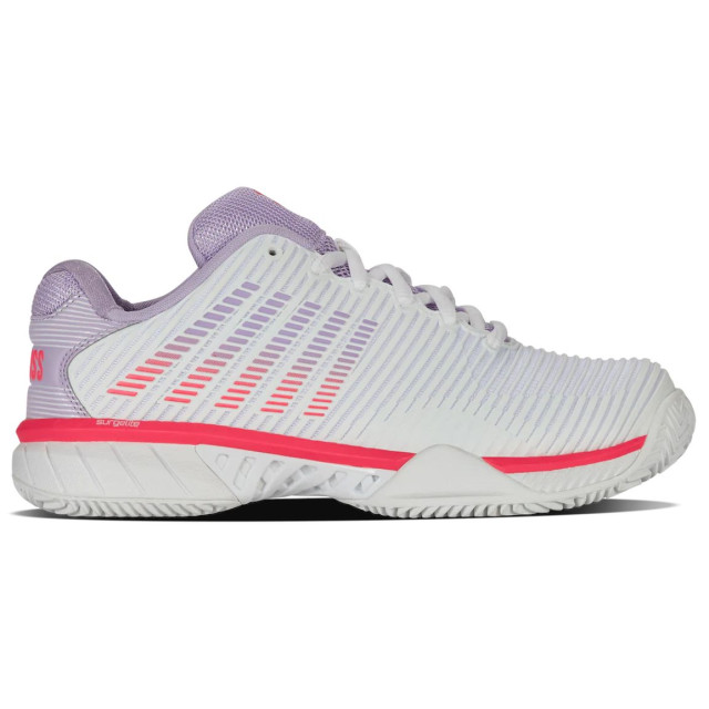K-Swiss hypercourt express 2 clay tennisschoenen gravel dames wit-roze 068150_107-7 large