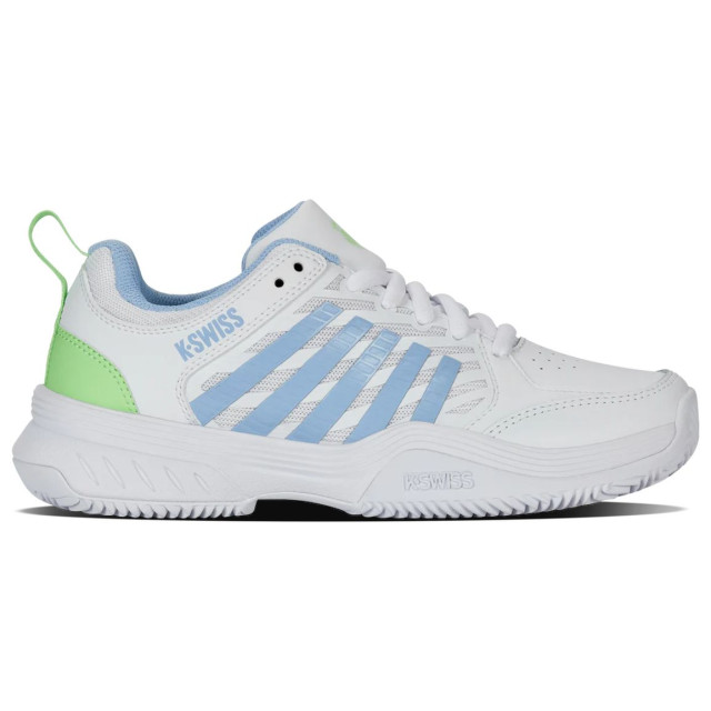K-Swiss court express 2 clay tennisschoenen gravel dames wit-blauw 068149_102-6 large