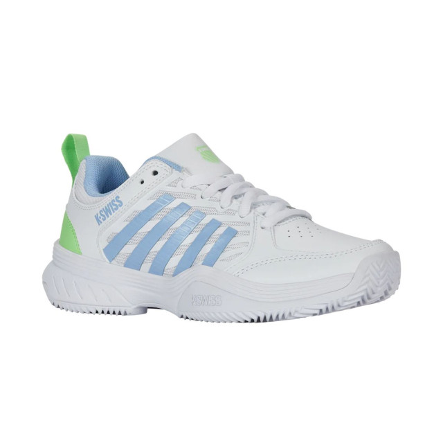 K-Swiss court express 2 clay tennisschoenen gravel dames wit-blauw 068149_102-6 large