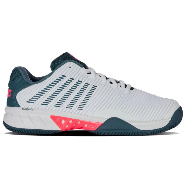 K-Swiss hypercourt express 2 clay tennisschoenen gravel heren wit-blauw 068146_102-13 large