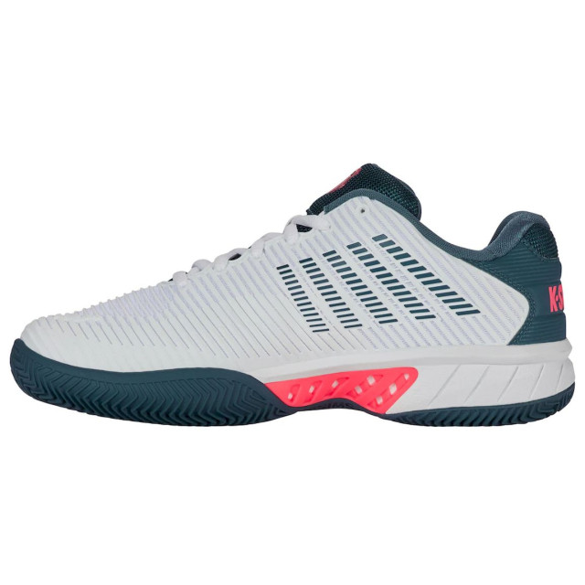 K-Swiss hypercourt express 2 clay tennisschoenen gravel heren wit-blauw 068146_102-13 large