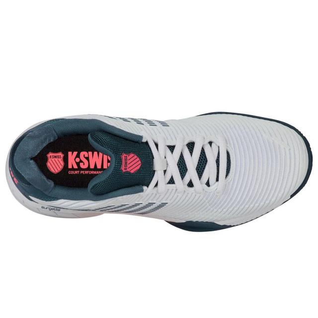 K-Swiss hypercourt express 2 clay tennisschoenen gravel heren wit-blauw 068146_102-13 large