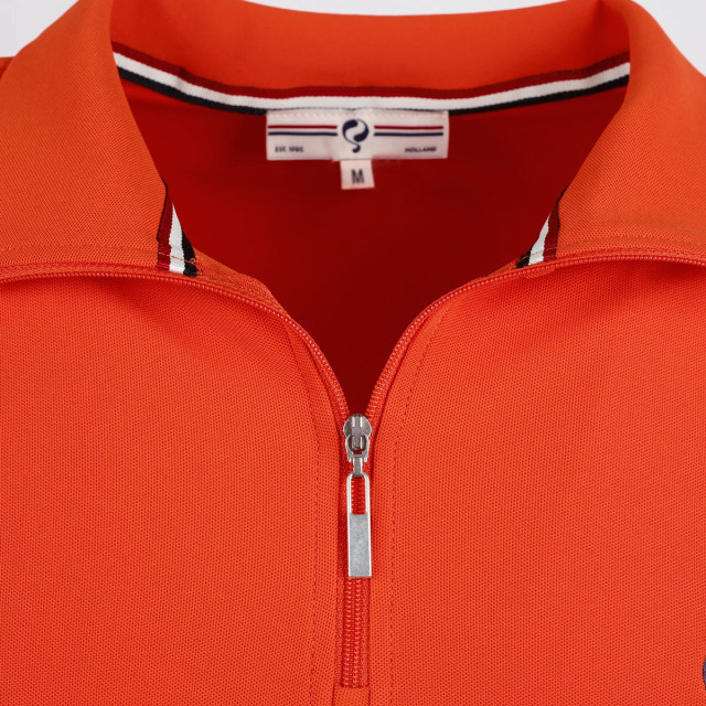 Q1905 Polo shirt stroke rood QM2621743-417-1 large