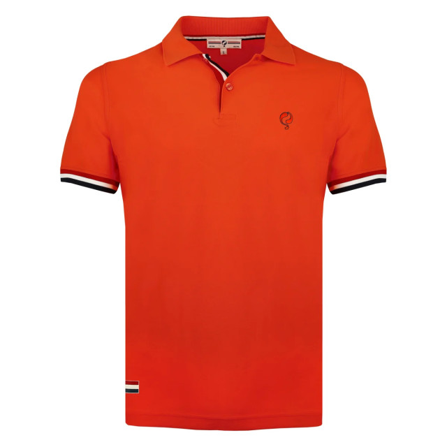 Q1905 Polo shirt matchplay oranje rood QM2611525-417-1 large