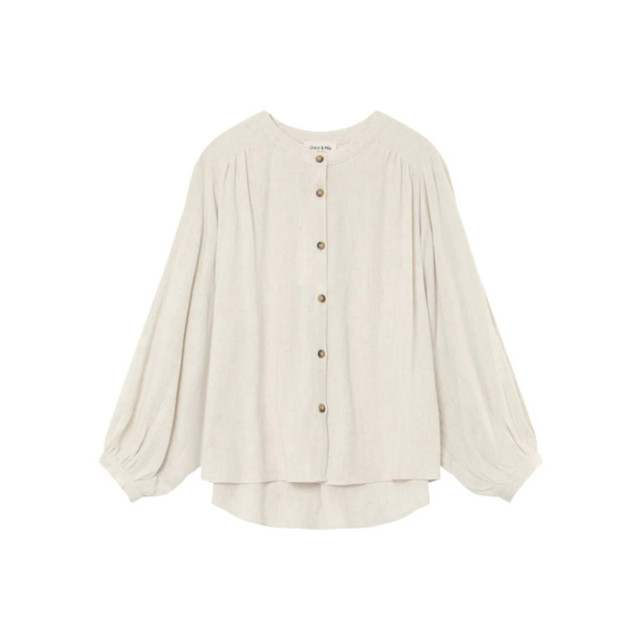 Grace & Mila Portrait blouse mandarijn kraag 9309758882120 large