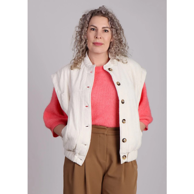 Grace & Mila Placide mouwloos jasje gewatteerd oversized 9309794206024 large