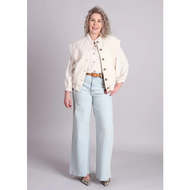 Grace & Mila Placide mouwloos jasje gewatteerd oversized 9309794206024 large