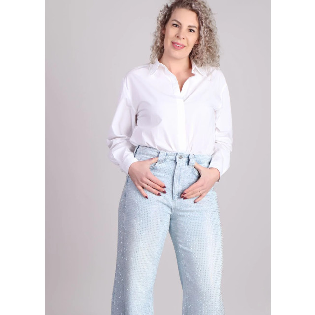 Homage to Denim Homage straight jeans h curved seams and strass 9317295718728 large Homage to Denim Homage straight jeans h curved seams and strass 9317295718728 large