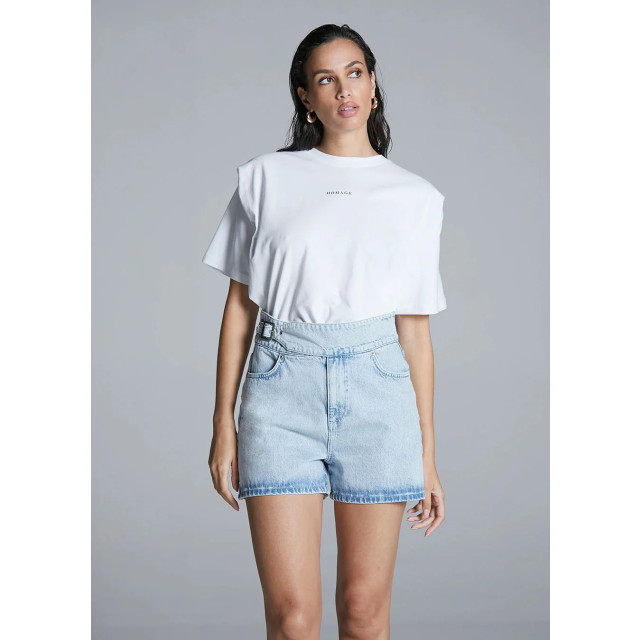 Homage to Denim Homage shorts h belt detail licht 9369918669128 large
