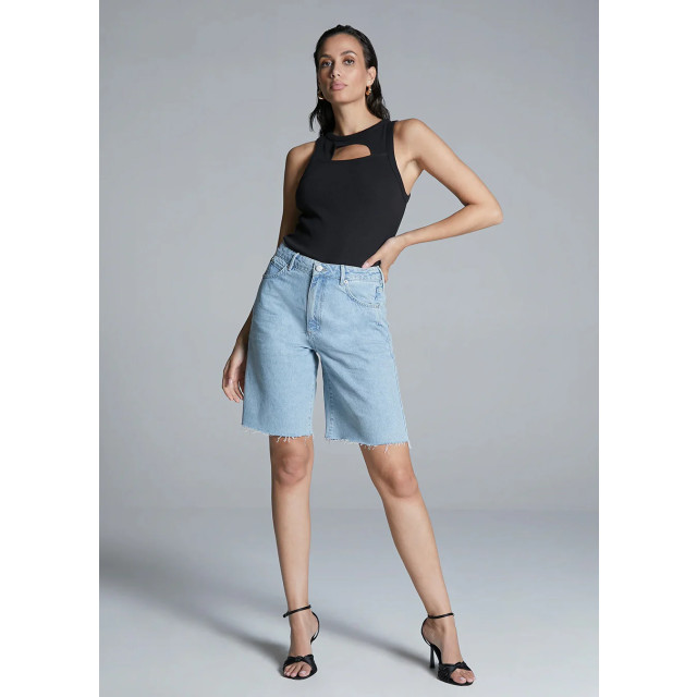Homage to Denim Homage stevie long shorts light vintage wash 9369914376520 large