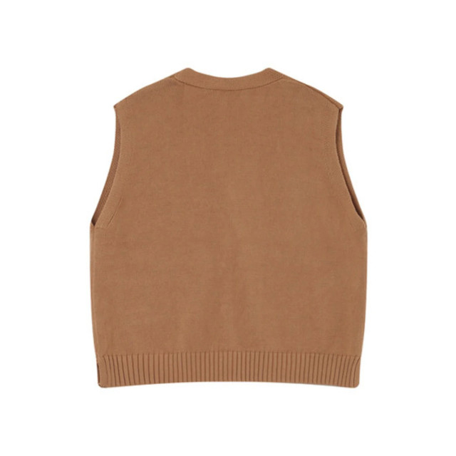 Grace & Mila Pancake gilet camel 9309987635528 large