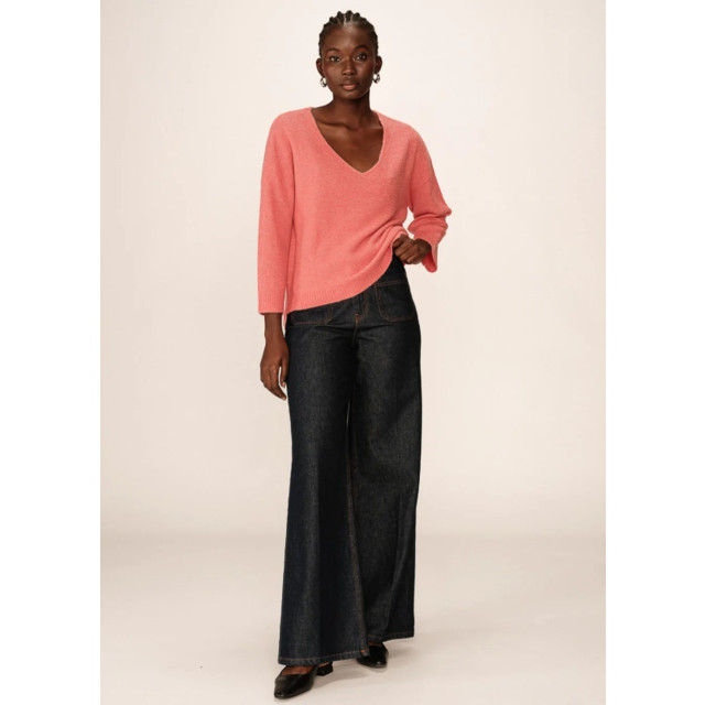 Grace & Mila Paltrow trui driekwart mouw koraal 9310051303752 large