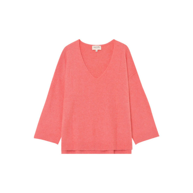 Grace & Mila Paltrow trui driekwart mouw koraal 9310051303752 large
