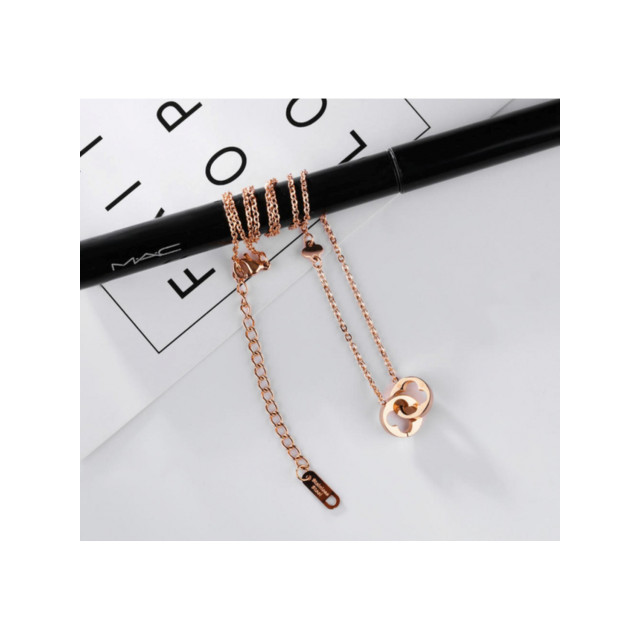 The Dezzy Factory Twinny ketting | rosé 2400085 large