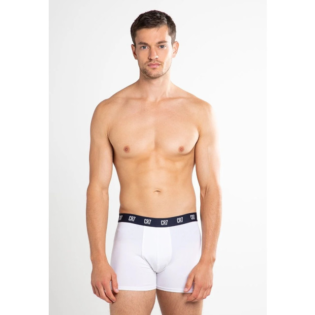 CR7 Heren boxershorts effen wit/blauw/grijs 3-pack CR7-300-8100-49-2701 large