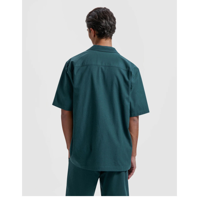 Olaf Hussein Linen camp shirt ss korte mouw overhemden m200301 M200301 large