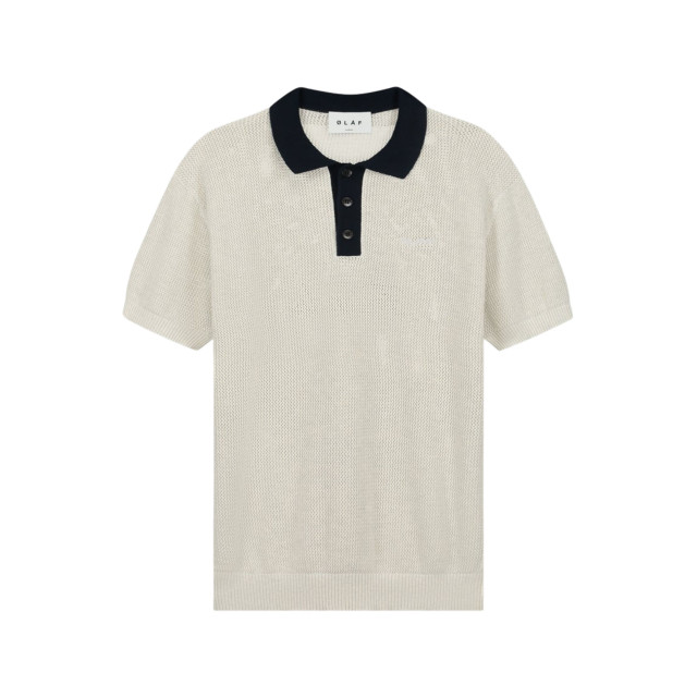 Olaf Hussein Varsity polo knit ss polos m200704 M200704 large