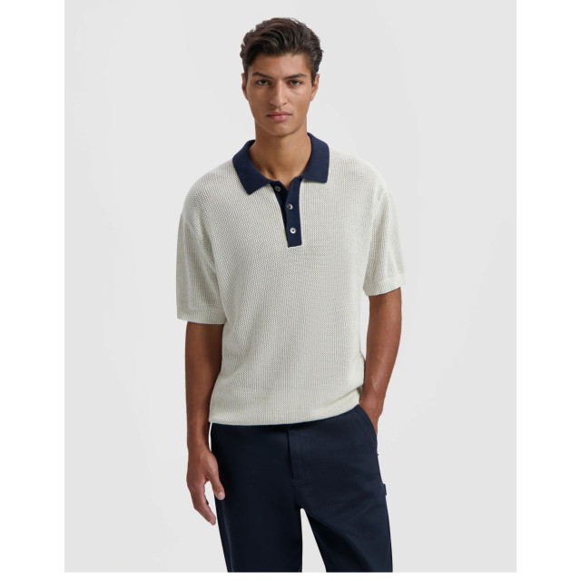 Olaf Hussein Varsity polo knit ss polos m200704 M200704 large