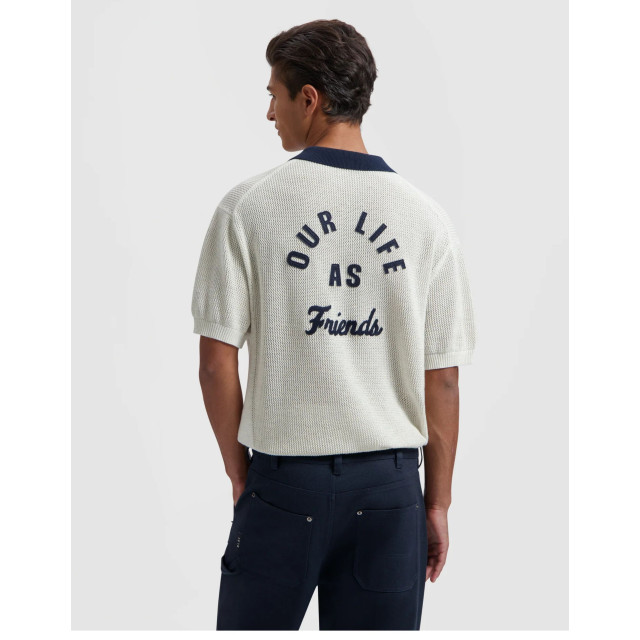 Olaf Hussein Varsity polo knit ss polos m200704 M200704 large