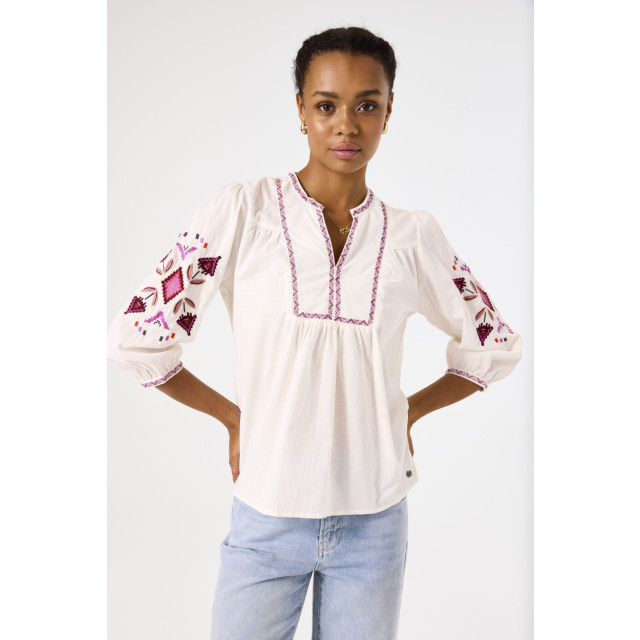 Garcia Jeans dames tops tops 4389.02.0003 off-white 4389.02.0003 large