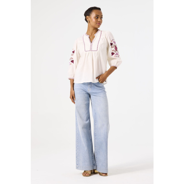 Garcia Jeans dames tops tops 4389.02.0003 off-white 4389.02.0003 large