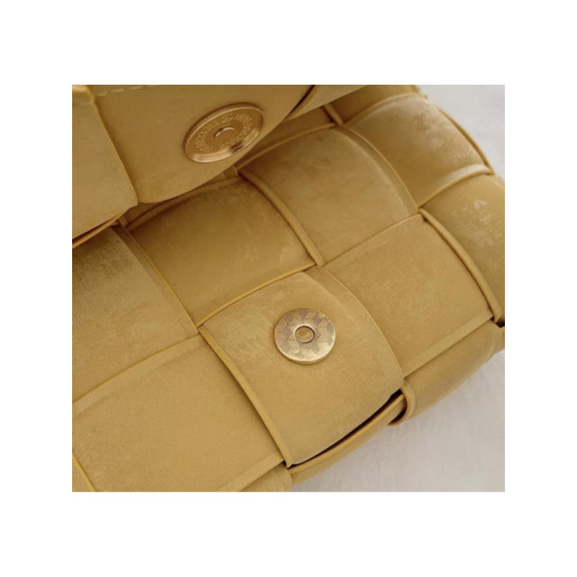The Dezzy Factory Velvet Tega bag | geel 2400088 large