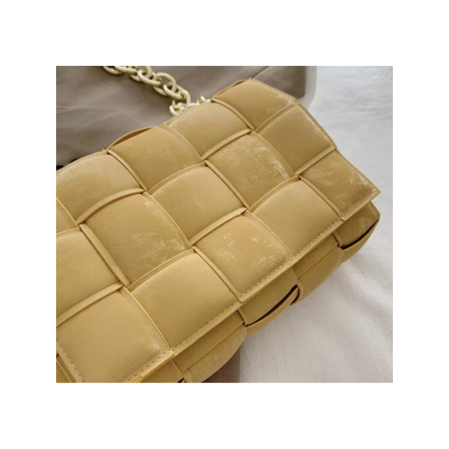 The Dezzy Factory Velvet Tega bag | geel 2400088 large