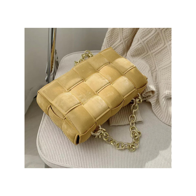 The Dezzy Factory Velvet Tega bag | geel 2400088 large