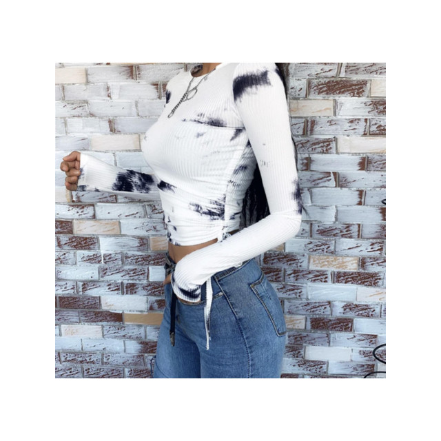 The Dezzy Factory Tie-dye top | zwart 2400110 large