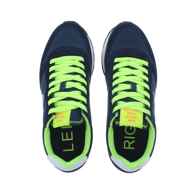 SUN68 Tom fluo heren sneaker | heren | maat: | stof en immitatieleer 109581 large