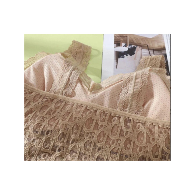 The Dezzy Factory Bra top | Padded & Verwijderbare Padding | beige 240123 large