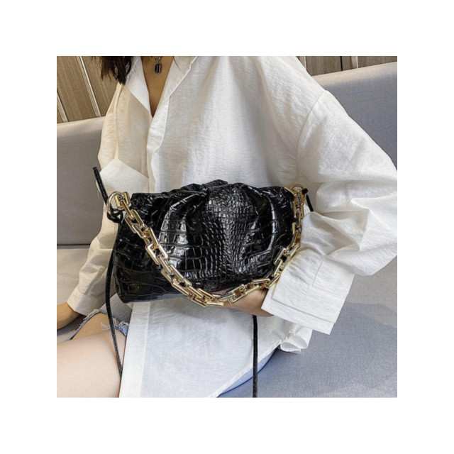 The Dezzy Factory Mary tas | zwart | geleverd met twee ceinturen 240128 large