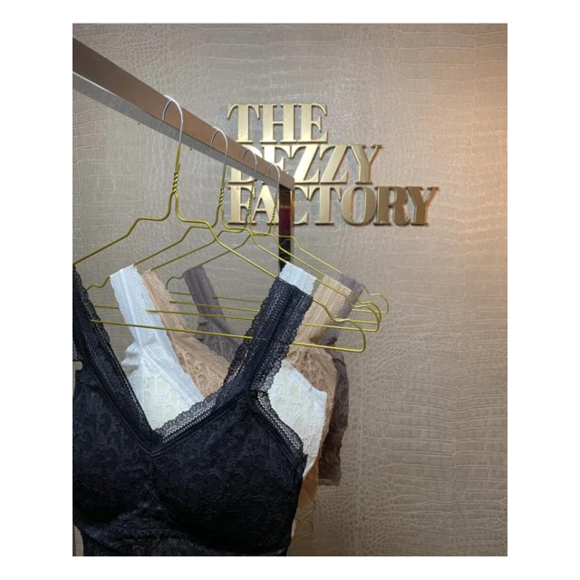 The Dezzy Factory Bra top | Padded & Verwijderbare Padding | zwart 2400142 large