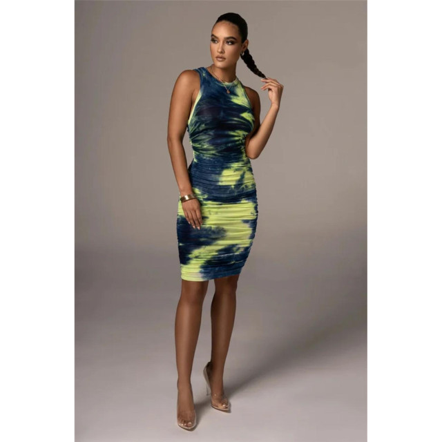 The Dezzy Factory Neony jurk | blauw 2400151 large