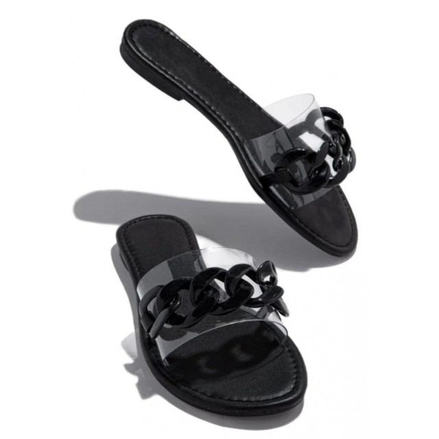 The Dezzy Factory Pastelie slippers | zwart 240161 large